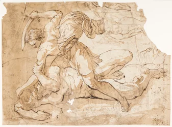 Recto: Dawid i Goliat
