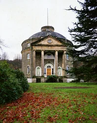 Widok Belle Isle House, jezioro Windermere, zbudowany w latach 1774-c.1781