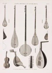 Seria ilustracji instrumentów muzycznych