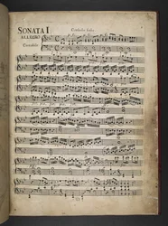 Dodaj MS 41631 f.2r Beethovena kopia jego trzech wczesnych sonat pianoforte Eb, f-moll i d