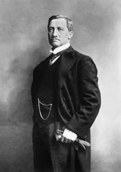Admirał Robert Edwin Peary (1856-1920) amerykański odkrywca Arktyki (biegun północny) ok. 1905 r.