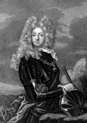 Adrien Maurice hrabia Ayen 1678-1766, 3. książę Noailles (rycina)