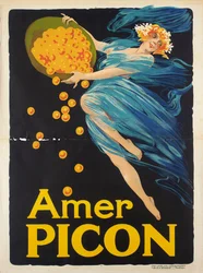 Plakat reklamowy aperitif Amer Picon