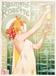 Plakat reklamowy Absinthe Robette