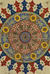 Al-Adiliyah madrasa, kopuła, dekoracja (zdjęcie)