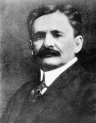 Albert Abraham Michelson, amerykański fizyk, ok. 1910