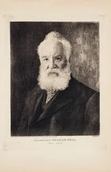 Alexander Graham Bell, urodzony w Szkocji wynalazca i pionier telefonii