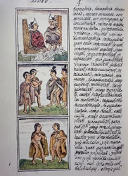 Społeczeństwo Azteków, Księga IV Kodeksu Florenckiego, Wersja dwujęzyczna w języku hiszpańskim i nahuatl, Ogólna historia rzeczy Nowej Hiszpanii, Cywilizacja Azteków