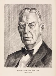 Balthazar van der Pol, holenderski inżynier elektryk, ok. 1930