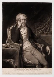 Benjamin Thompson, hrabia Rumford, amerykański administrator, ok. 1810