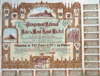 Obligacja 500 franków