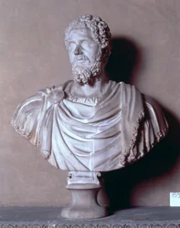 Popiersie Septymiusza Sewera, Roman (marmur)