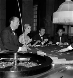KASYNO w Wenecji, stół do ruletki, LIDO DI VENEZIA - lata 1960