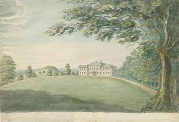 Canwell Hall: malarstwo akwarela, nd [?XVIII w.]