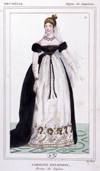 Karolina Bonaparte, ok. 1810 r. (rycina)