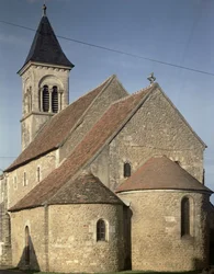 Kościół św. Marcina, Vic, Berry, Francja, zbudowany w XII wieku (foto)