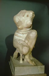 Przyczajona Afrodyta, rzymska kopia oryginalnego greckiego brązu z końca III wieku p.n.e. (marmur)