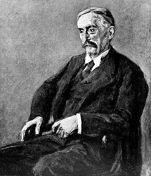 Dr Otto Schott, niemiecki chemik, początek XX wieku
