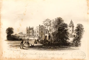 Drayton Bassett - „Drayton Manor” : grawerowanie liniowe