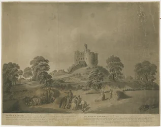 Zamek Dudley: - Twierdza: akwatinta z wyrytym opisem, bd [ok. 1793]