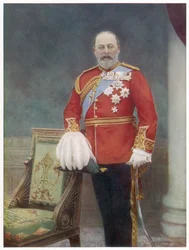 Edward VII (1841-1910) król Anglii w latach 1901-1910, fot. Downey