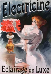 Electricine, reklama lamp elektrycznych