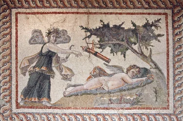Mozaika Eros i Psyche, z Samandegi, Turcja