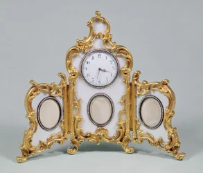 Zegar na biurko w stylu Ludwika XV Faberge