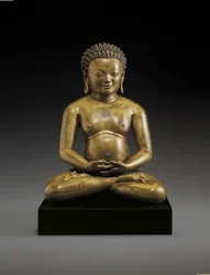 Figura siedzącego jogina, prawdopodobnie Padampa Sangye, XI-XII w.
