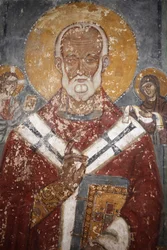 Fresk w katedrze Nardo, Apulia, Nardo, Italie