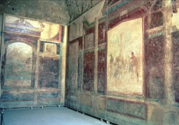 Freski w Tablinium, Dom Liwii