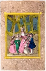 Frontyspis „Abecedary muzeum małych dzieci lub Wybór tematów reprezentujących cechy do naśladowania i wady, których należy unikać”. 1830 (druk)