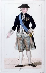 Generał Lafayette, dowódca Gwardii Narodowej, około 1810 roku