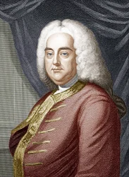 George Frideric Handel (kolor grawerowany)