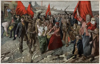 Greve na północy Francji. Strajk na północy Francji.