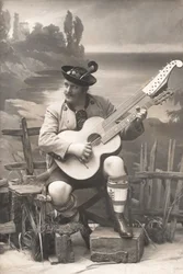 Gustav Rechl, Niemcy 1908 (czarno-białe zdjęcie)