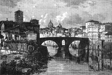 Historia starożytnego Rzymu. Wyspa Tiberina na rzece Tyber Rzym