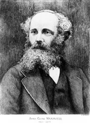 James Clerk Maxwell, szkocki fizyk, ok. 1870