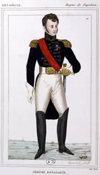 Jerome Bonaparte, ok. 1810 r. (rycina)