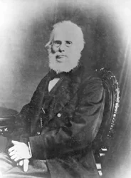 John Stringfellow, angielski pionier lotnik, ok. 1875