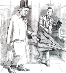 Joseph Chamberlain i William Ewart Gladstone.