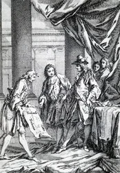 Król Francji Ludwik XV.