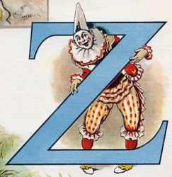 Litera Z: Klaun Zizi. Grawerowanie w „ABC L