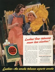 Reklama papierosów Lucky Strike