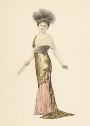 Madame Pierat w sukience Redfern w Les Marionettes