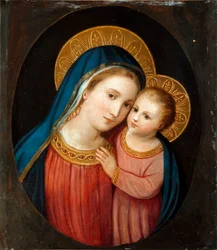 Madonna Dobrej Rady Anonimowy obraz Torre del Greco, kościół Madonna del Buon Consiglio