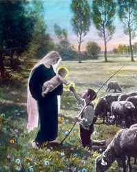 Madonna z chłopcem-pasterzem