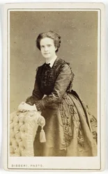 Maria Pia z Sabaudii - królowa Portugalii, ok. 1865