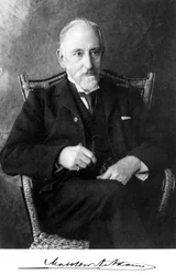 Matthew Algernon Adams, brytyjski okulista, ok. 1900