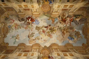 Marmurowy fresk z opactwa w Melk, Melk, Austria